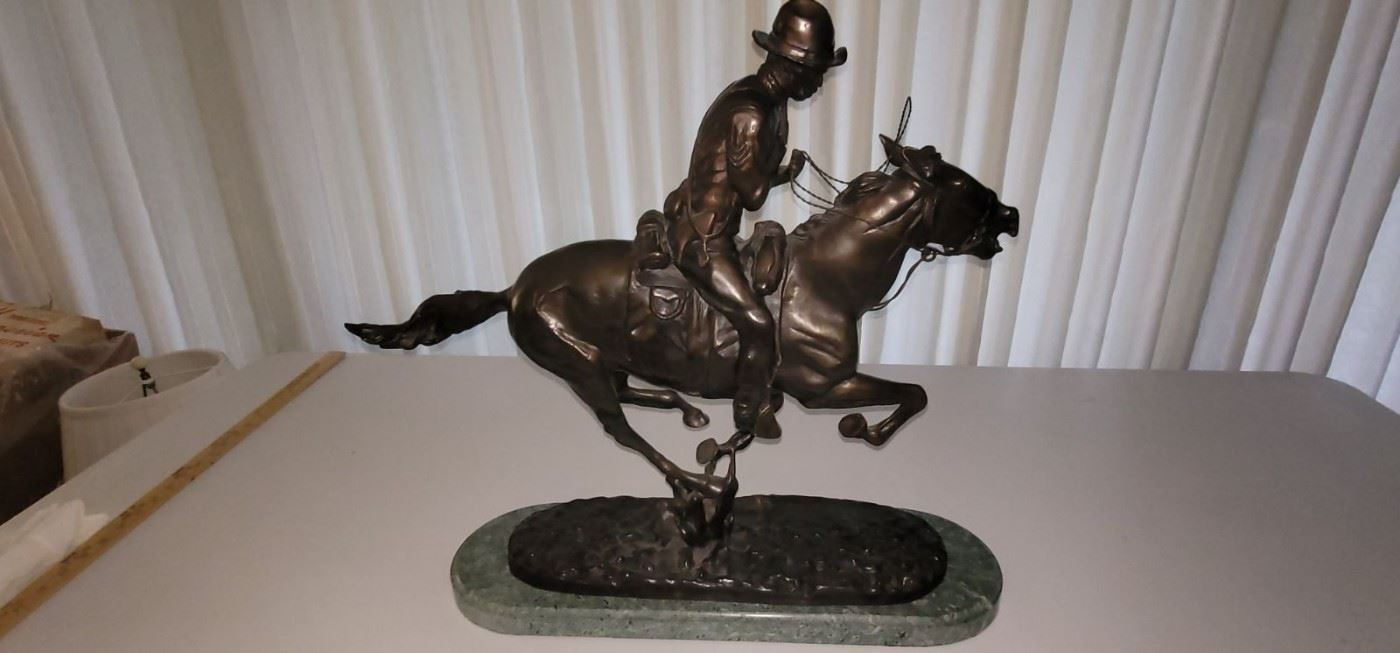 Sussex estate sale featuring Frederic Remington statues and mid-century finds Sussex estate sale featuring Frederic Remington statues and mid-century finds